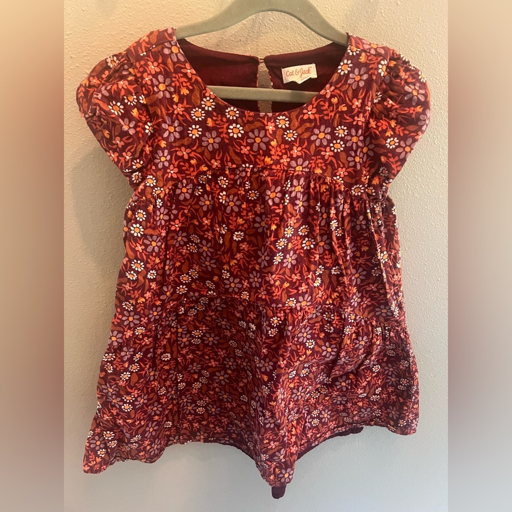 Bundle of 2 Girls’ Fall Dresses – Size Small (Cat & Jack) 🍁